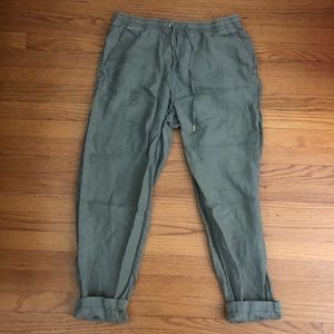 Green pants